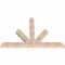 Ekena Millwork Saratoga Smooth Timber Gable Bracket, Douglas Fir, 72"W x 48"H x 3 1/2"D x 5 1/2"F, 16/12 Pitch GBW072X48X0406SAR00SDF - alternate 5